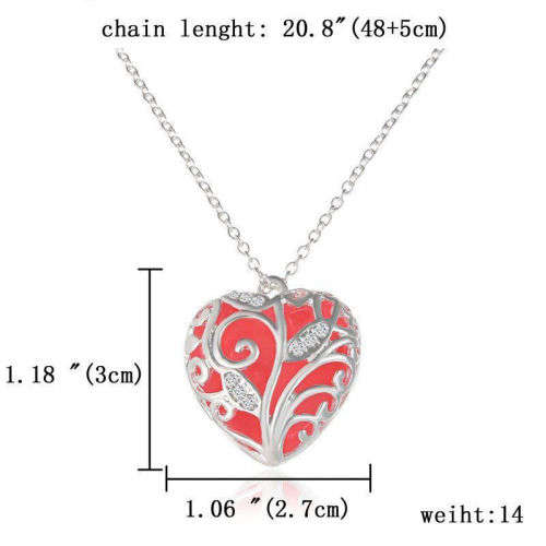 Unique Magical Fairy Glow in the Dark Pendant Locket & necklace  .. LOWEST SHIPPING