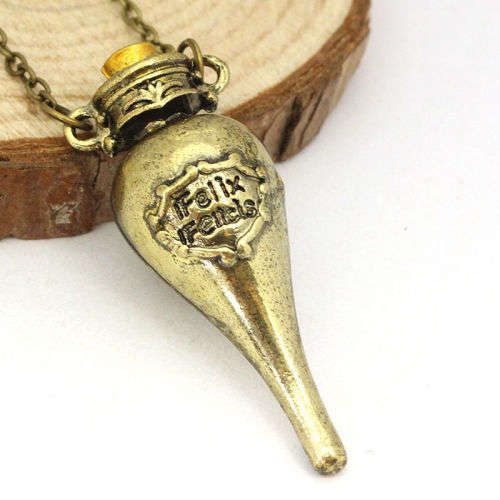 Harry Potter Felix Felicis Potion Liquid Luck Vial Bottle Pendant .. LOW  SHIPPING