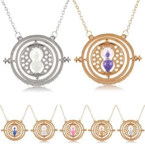 Harry potter Time Converter 360º Turner Hourglass Necklace**LOW  SHIPPING SPECIAL**