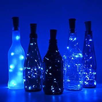 Beautiful Wine Bottle Cork Lights Copper Wire String Lights.. - low low  shipping-