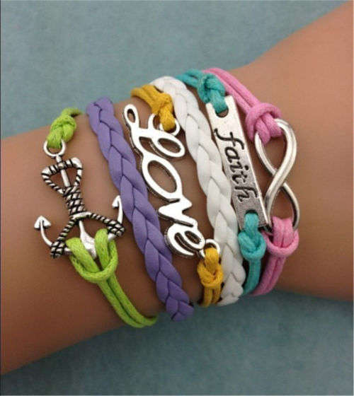 Ladies infinity bracelets.. 3 to choose from