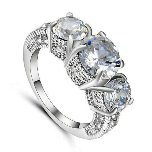White Sapphire Ring   - low low  shipping-