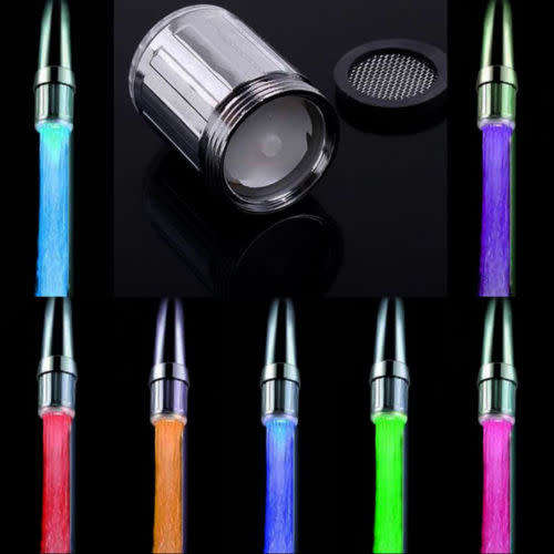 LED color changing temp sensor