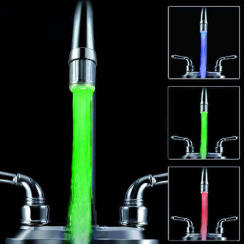 LED color changing temp sensor