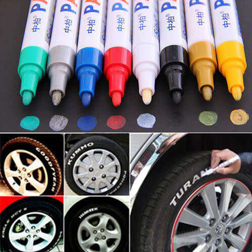 Universal Waterproof Permanent Paint Marker Pen for Car Tyre  Tread Rubber Metal
