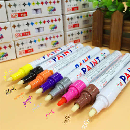 Universal Waterproof Permanent Paint Marker Pen for Car Tyre  Tread Rubber Metal