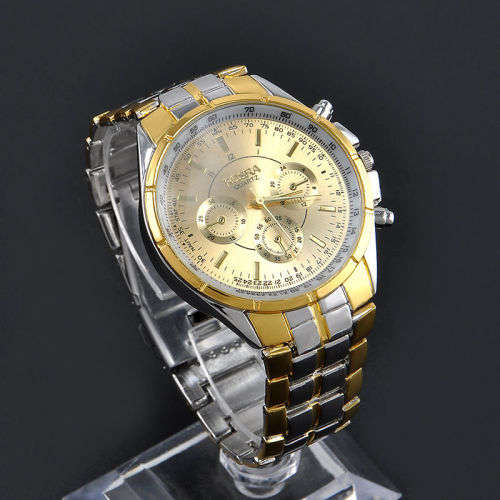 Stainless steel and gold mens luxury watch!! LIMITED OFFER