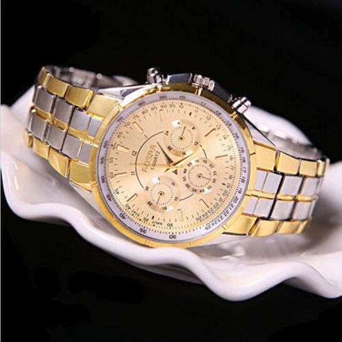 Stainless steel and gold mens luxury watch!! LIMITED OFFER