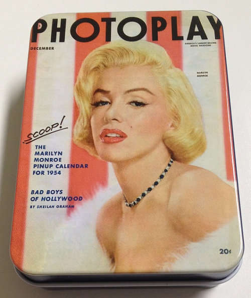 Collectible Tin Box - Marilyn Monroe/ Elvis or Audrey..Local stock