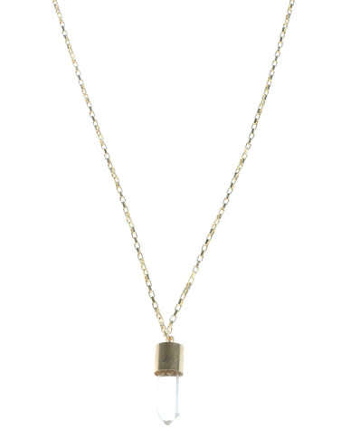 Utopia gold plated crystal drop pendant and necklace.. low shipping.local stock