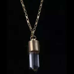 Utopia gold plated crystal drop pendant and necklace.. low shipping.local stock