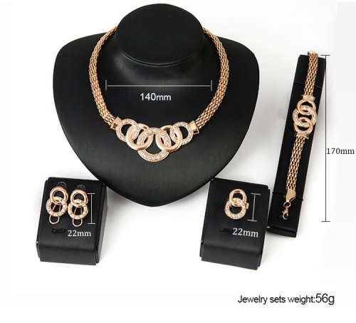 Stunning 4 piece gold/silver plated set!!
