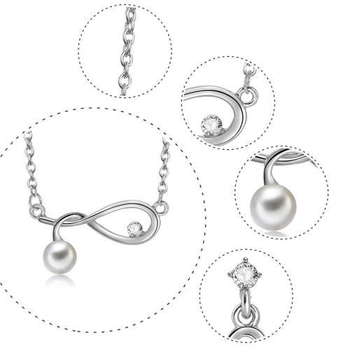 Stunning 3 piece silver and pearl plated set