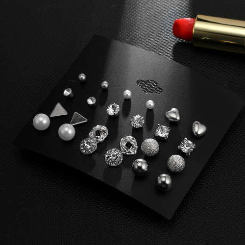 12 piece gold or silver earring set!!