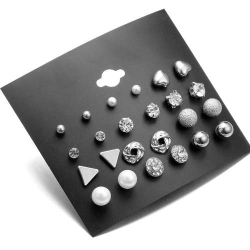 12 piece gold or silver earring set!!