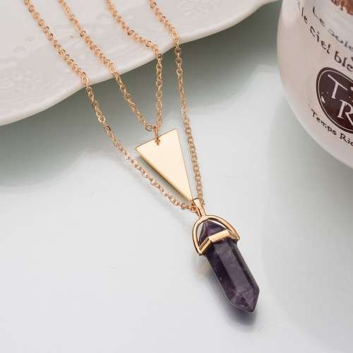 Chakra healing pendant with multi chain and charm..Various stones to choose from.LOWEST SHIPPING