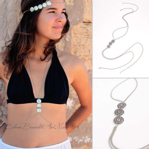 Body chain with embellishments...