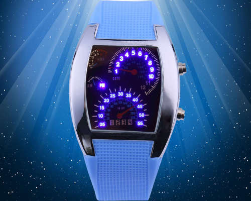 Digital LED car dash style watch...