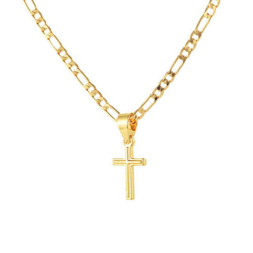 9CT GP cross and figaro chain