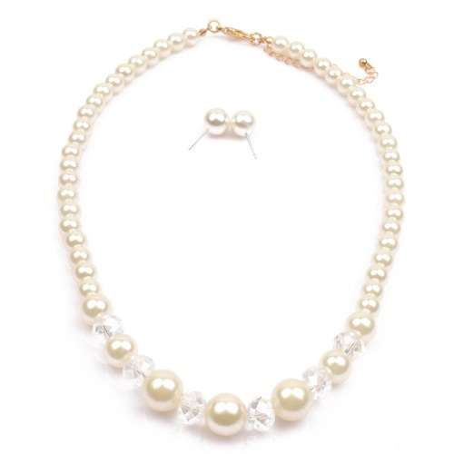 Pearl necklace and earring sets.. lots to choose from. local stock