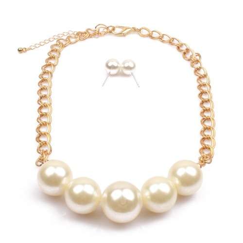 Pearl necklace and earring sets.. lots to choose from. local stock
