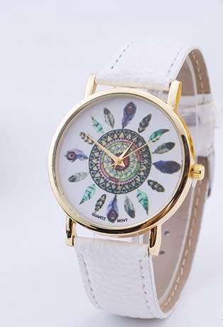 Stunning feather detail watch. local stock