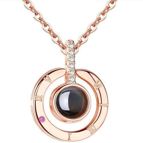 2018 Projection 100 Languages I Love You Charm Pendant Necklace  .. LOWEST SHIPPING