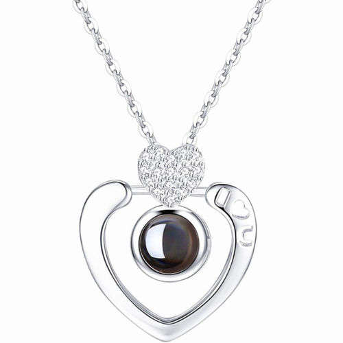 2018 Projection 100 Languages I Love You Charm Pendant Necklace  .. LOWEST SHIPPING
