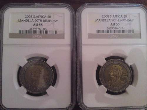 2008 AU55 R5 NGC graded