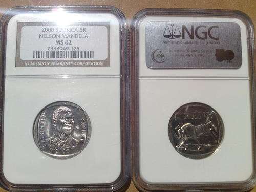 2000 Smiley MS62 NGC graded coin