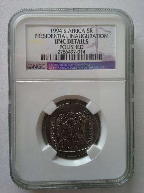 1994 NGC graded UNC polished coin