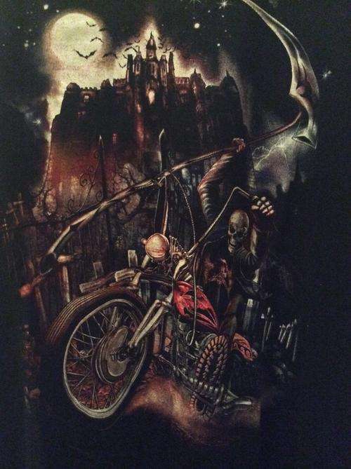 Cool Grim Reaper Shirt - XL