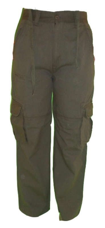 Dark Brown Cargo Pants - Thick - Crazy R1 Auction