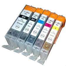 Set of Compatible Canon CPG-450XL & CLI-451XL Cartridges