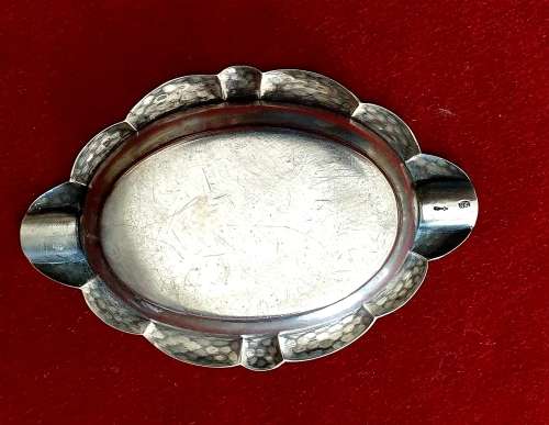 SILVER VAN RIEBEECK FESTIVAL 1652 -1952  ASHTRAYS  2 X.. COLLECTORS DREAM!