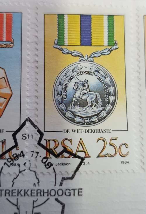 SADF MILITERE DEKORASIES / MEDALJES 1984  RARE COLLECTORS ITEM!