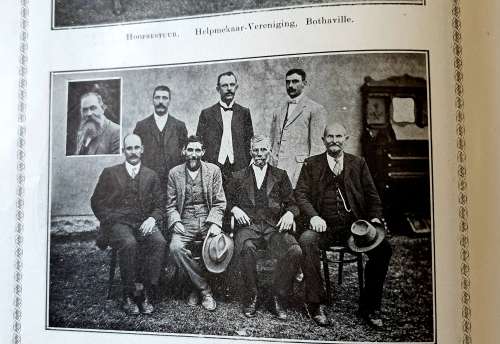 REBELLIE 1914 HELPMEKAAR GEDENKBOEK.  NA AANLEIDING VAN DIE REBELLIE 1914. HULP AAN REBELLE EN VOLK.