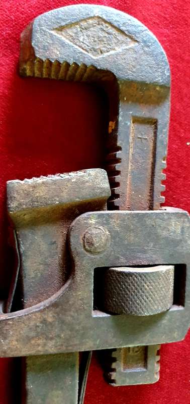 MONKEY WRENCH . GENIUNE STILLSON USA.. ANTIQUE.