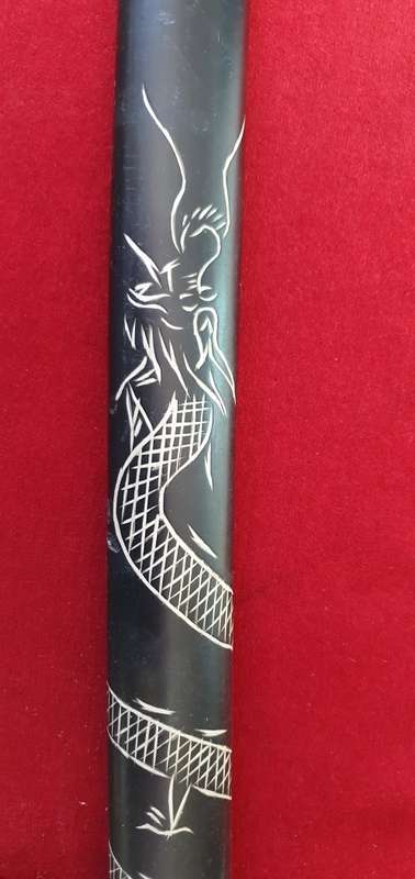 SAMURAI KATANAS BLACK DRAGON. PERFECT BATTLE READY REPLICAS.  2 X SWORDS.