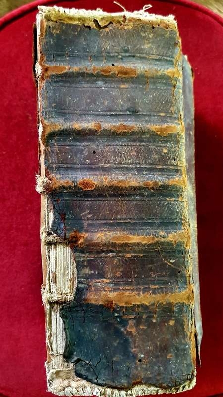 ANGLO BOER WAR. STAATEN GENERAAL BIBLE. 1861 ( USED IN SPRINGFONTEIN CC. 1901)