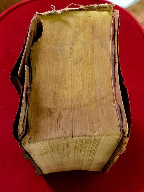 ANGLO BOER WAR. STAATEN GENERAAL BIBLE. 1861 ( USED IN SPRINGFONTEIN CC. 1901)