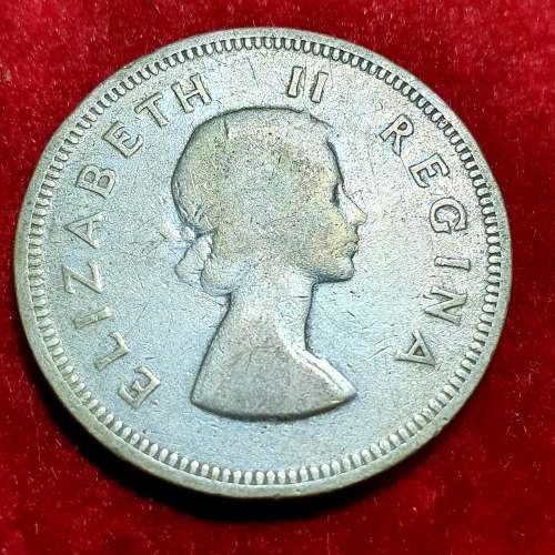 2 SHILLINGS 1958 SOUTH AFRICA . 3 X COINS. SILVER 33 gr