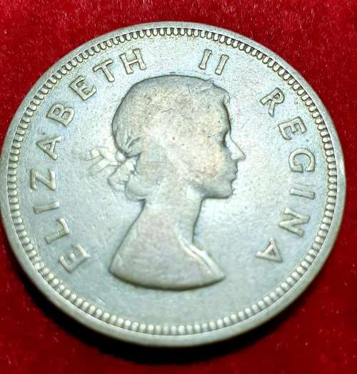 2 SHILLINGS 1958 SOUTH AFRICA . 3 X COINS. SILVER 33 gr