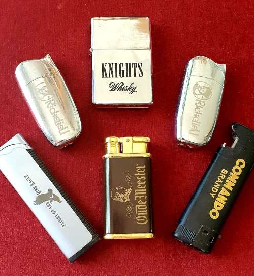 LIGHTER COLLECTION. 6  X LIGHTERS. COLLECTORS ITEMS.