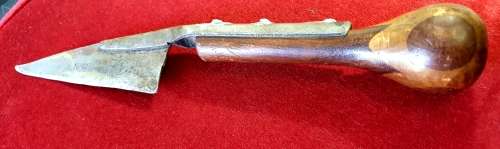 ANGOLA BUSH WAR. KNIFE. HAND MADE. CONFISCATED ITEM. . 1984