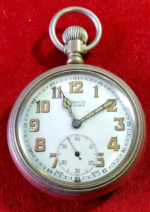 ANTIQUE LANCO. POCKET WATCH. SWISS MADE. 15 RUBIS. Langendorf 1901. 100% WORKING.