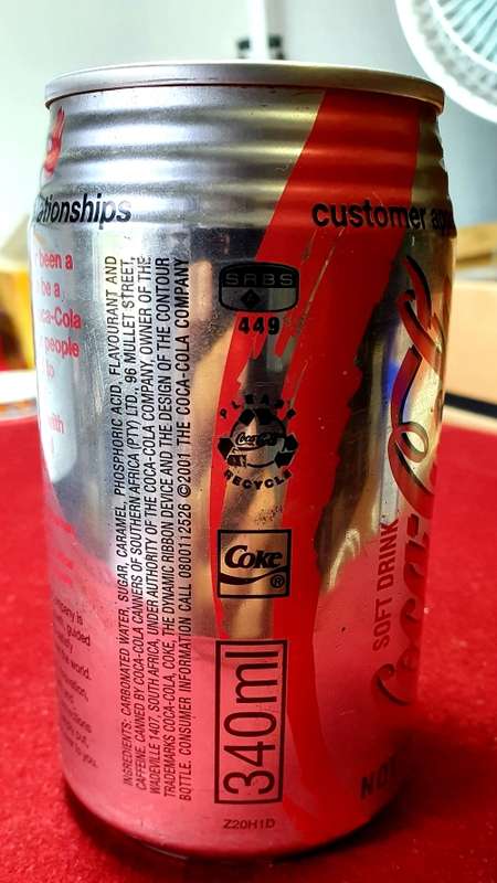 COCA COLA 2001 . VERY LIMITED EDITION. CUSTOMER APPRECIATION WEEK.