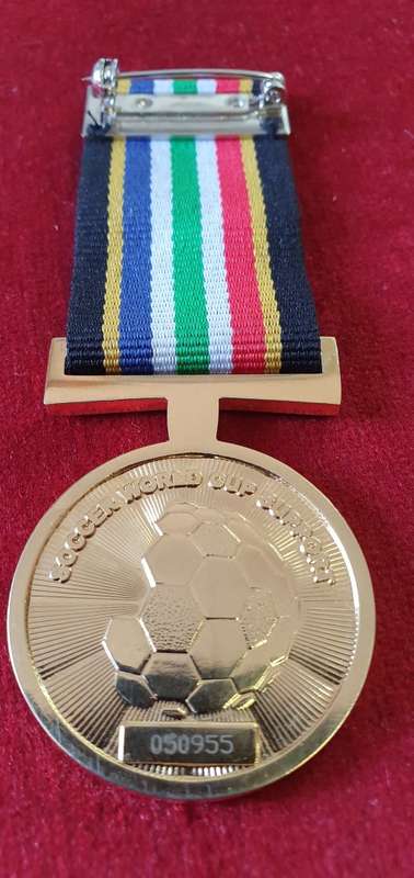 SAPS SOCCER WORLD CUP 2010 SUPPORT MEDAL.