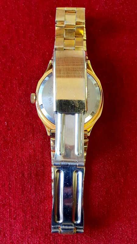 ROLOMATIC 17 JEWELS GOLD PLATED MENS WATCH. 1954. 100% WORKING.