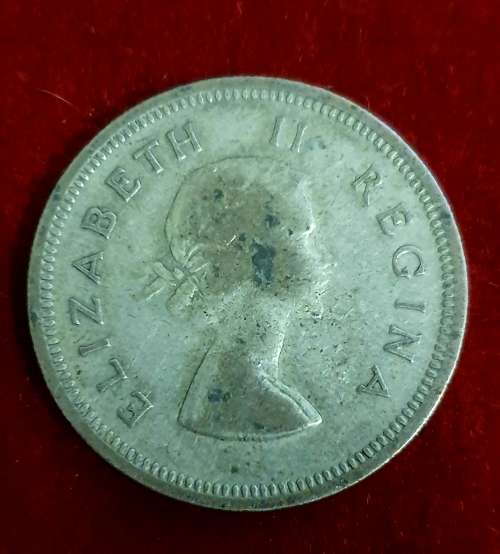 2 SHILLINGS 1957. SOUTH AFRICA . SILVER 11.31 gr.  EXCEPTIONAL QUALITY.